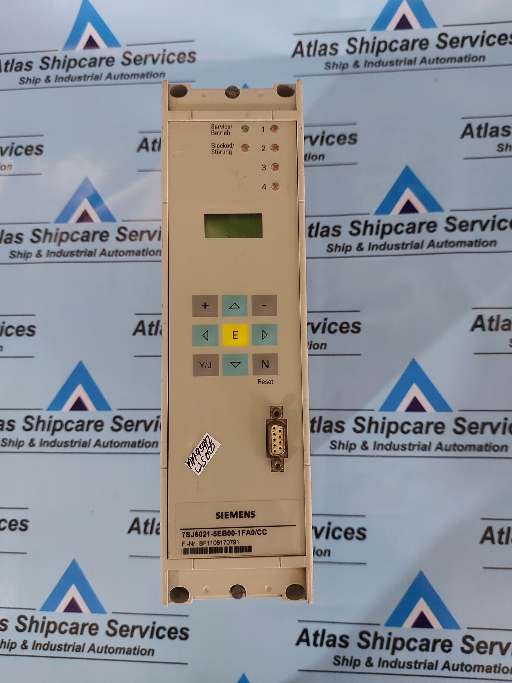 SIEMENS 7SJ6021-5EB00-1FA0/CC OVERCURRENT PROTECTION RELAY